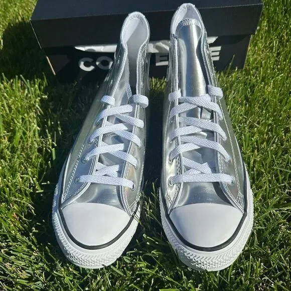 Women’s Chuck Taylor All Star Metallic Converse Size 8 - Picture 5 of 6
